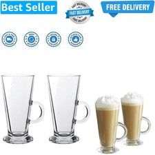 Latte Glass Tea Coffee Cup Mug